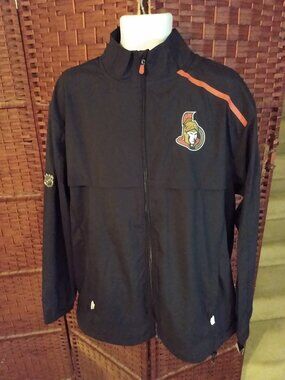 NWT Fanatics Authentic Pro Ottawa Senators Windbreaker Jacket XL